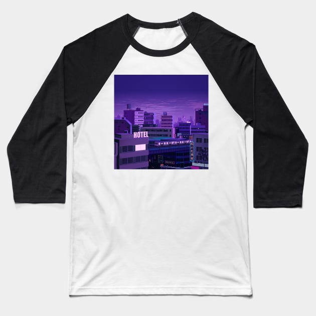 Hotel Baseball T-Shirt by Mr.Melville